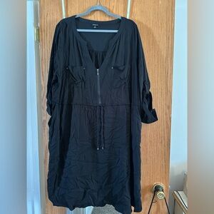 Torrid Black with V-Neck and Zipper